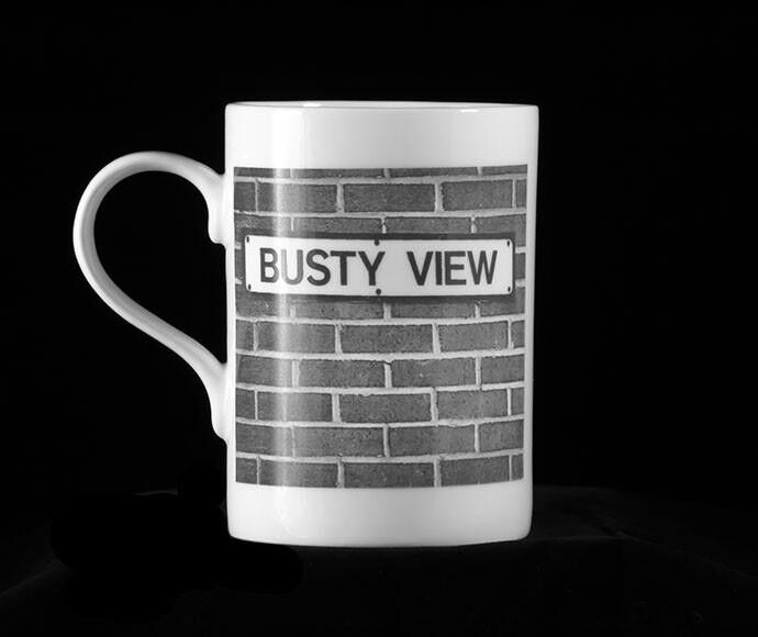 VISTA TETTONA - Tazza in porcellana fine bone china