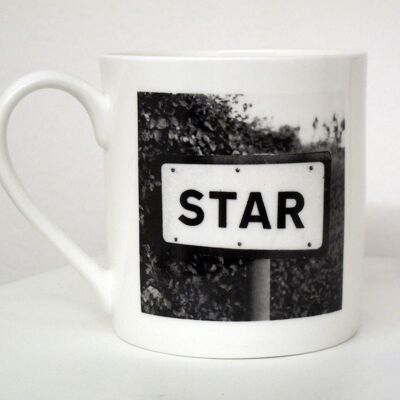 Star - Tazza grande in porcellana fine bone china