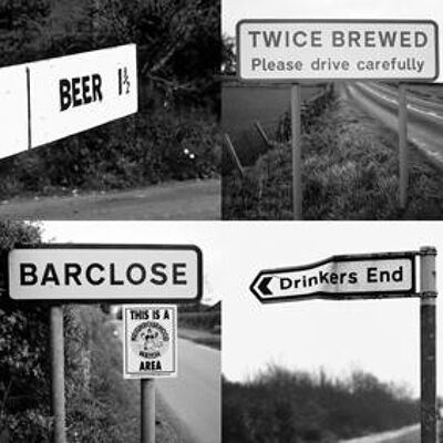 Grußkarte - Drunken Britain (4W02)