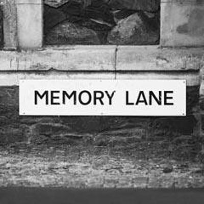 Memory Lane - Tarjeta de felicitación