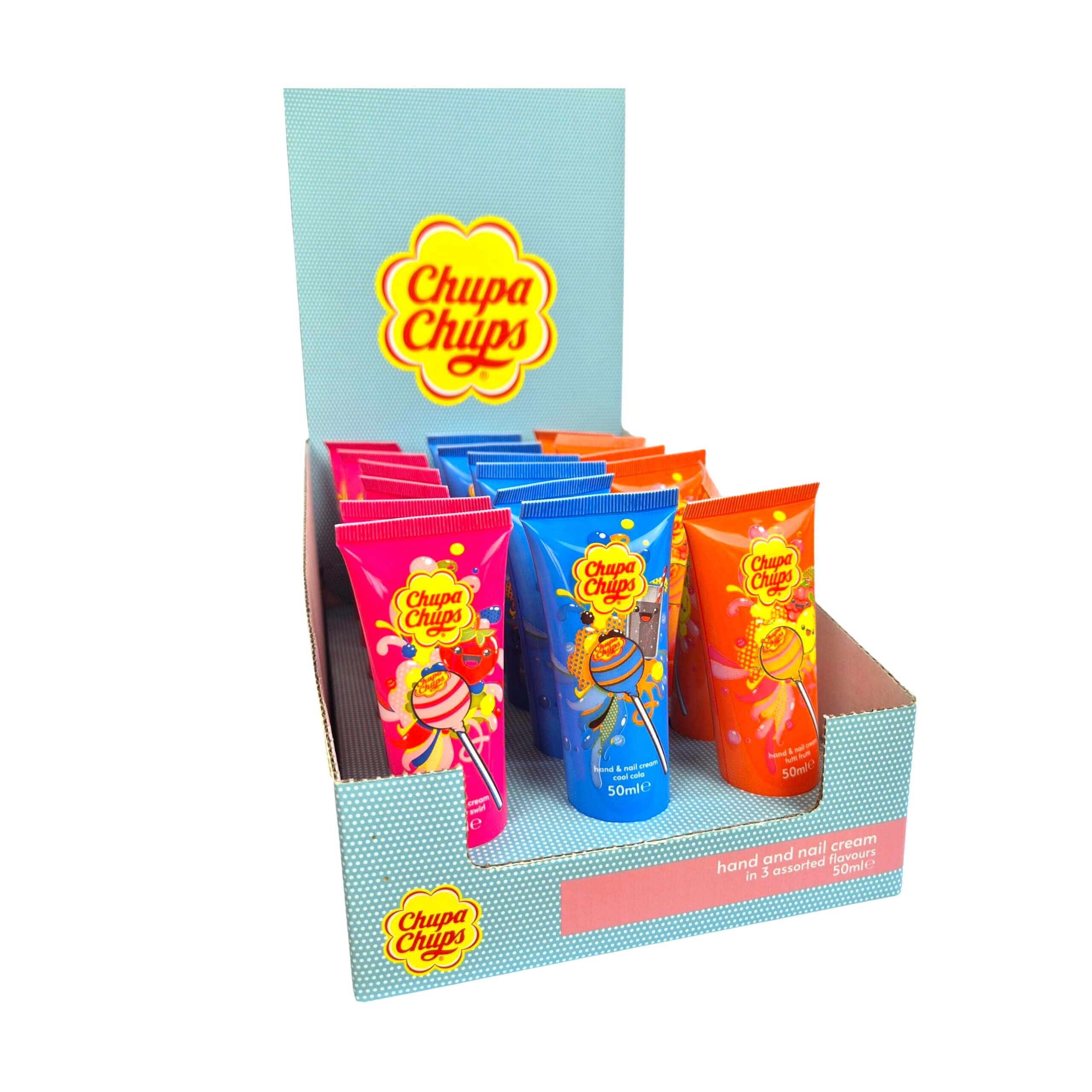 CHUPA CHUPS crema per le mani, 3 profumazioni assortite-340792