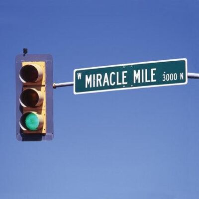 Miracle Mile, USA - Greeting Card