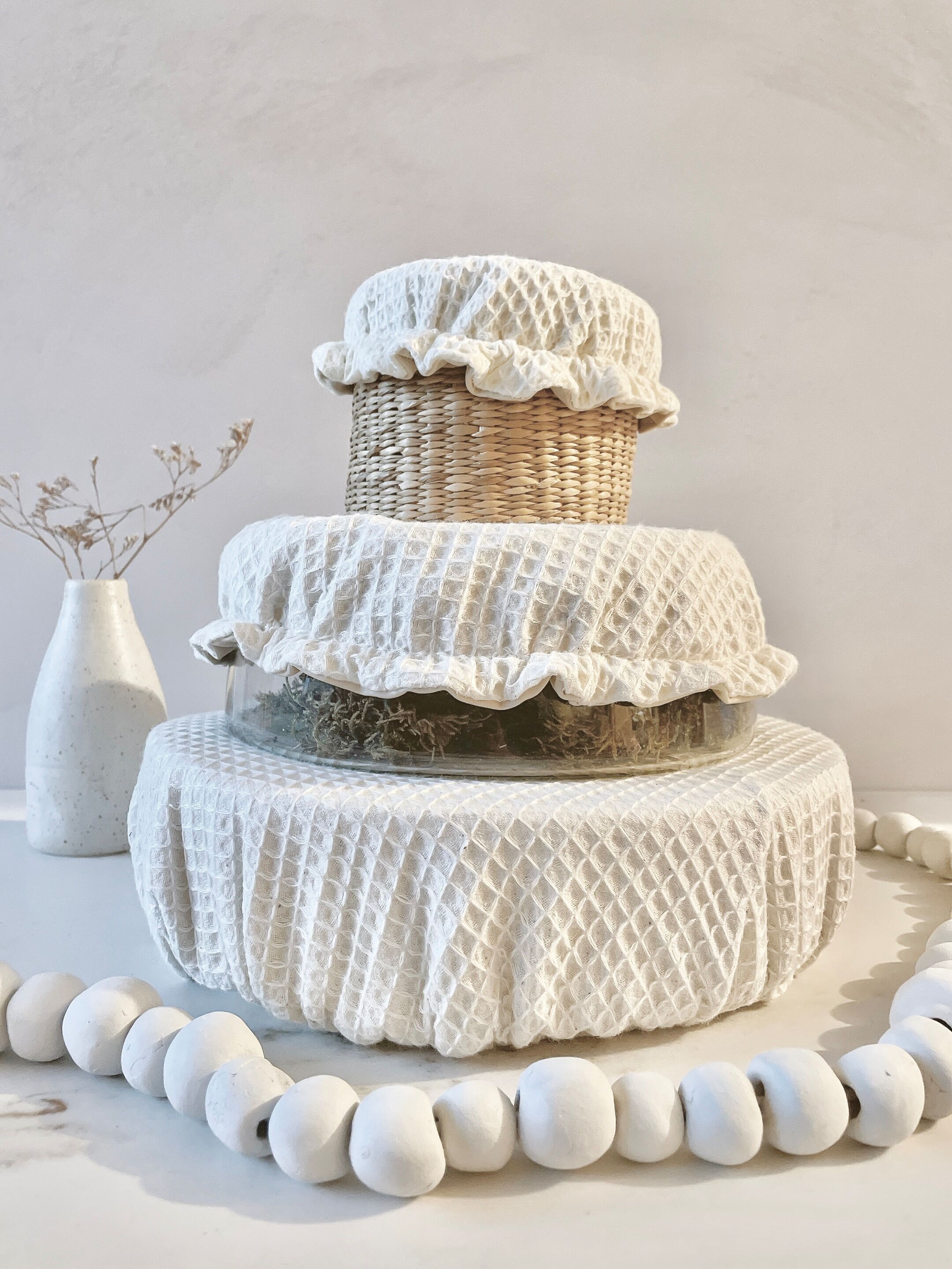 Charlotte in organic cotton and lined with water-based coated organic cotton - zero plastic & waterproof