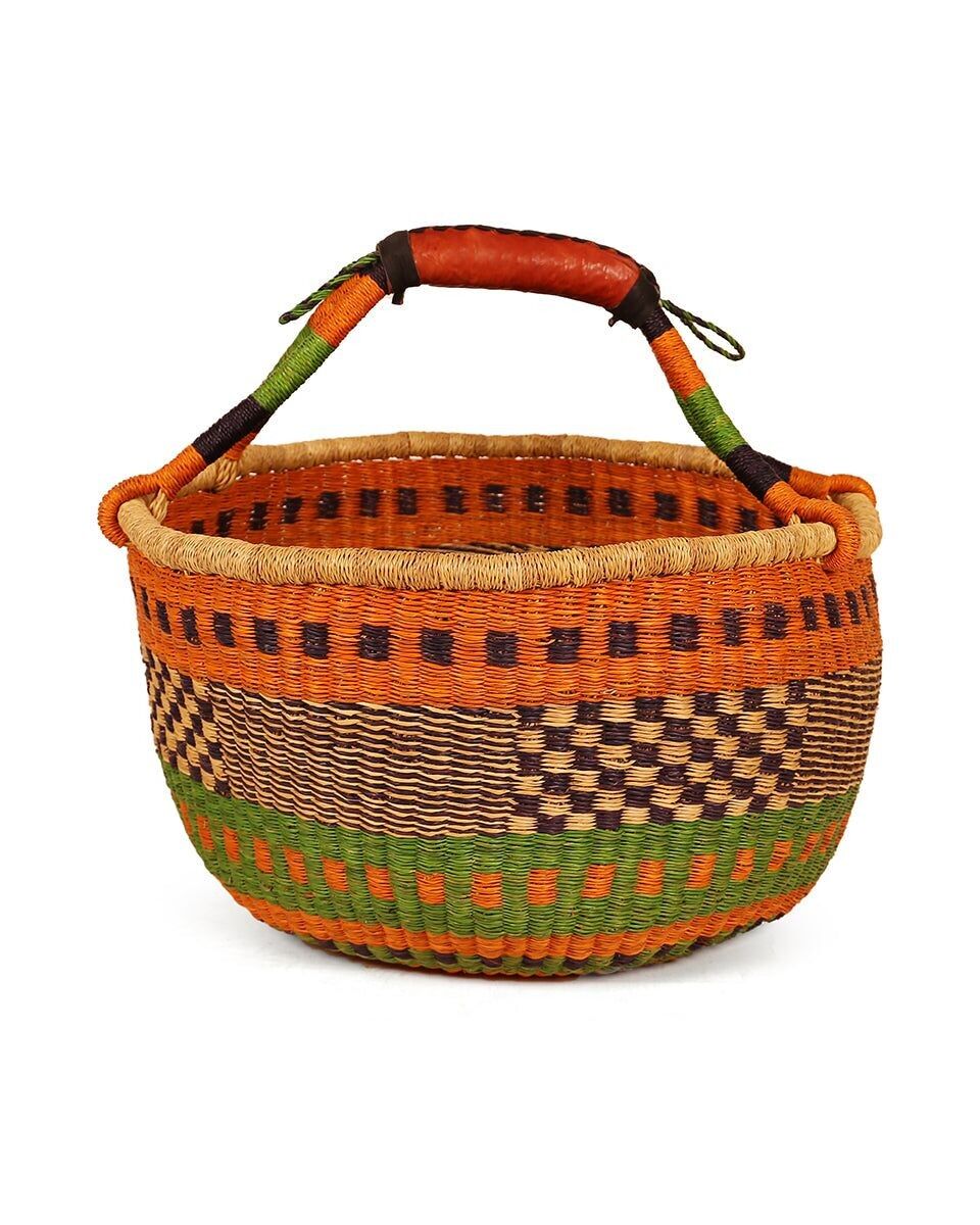 LIKEM: Cesto della spesa verde, arancione e blu navy