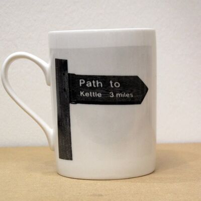 Kettle - Fine Bone China Mug