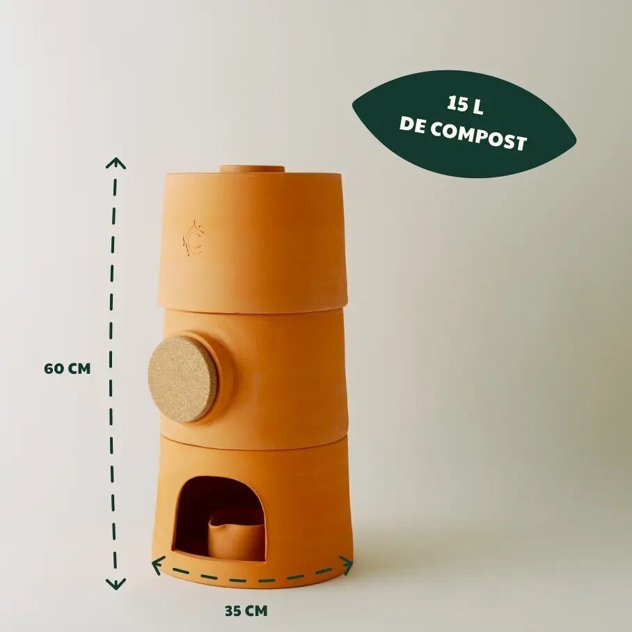 Compostiera Flower Circle Worm - Compostiera per vasi di fiori