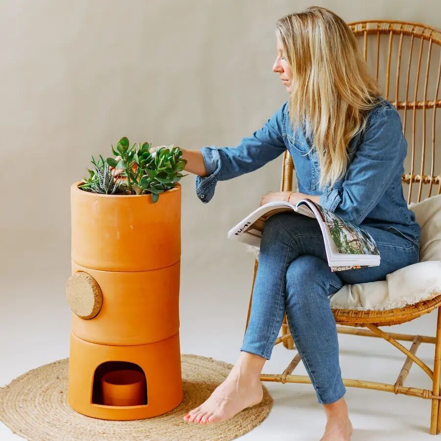 Blumenkreis-Wurmkomposter