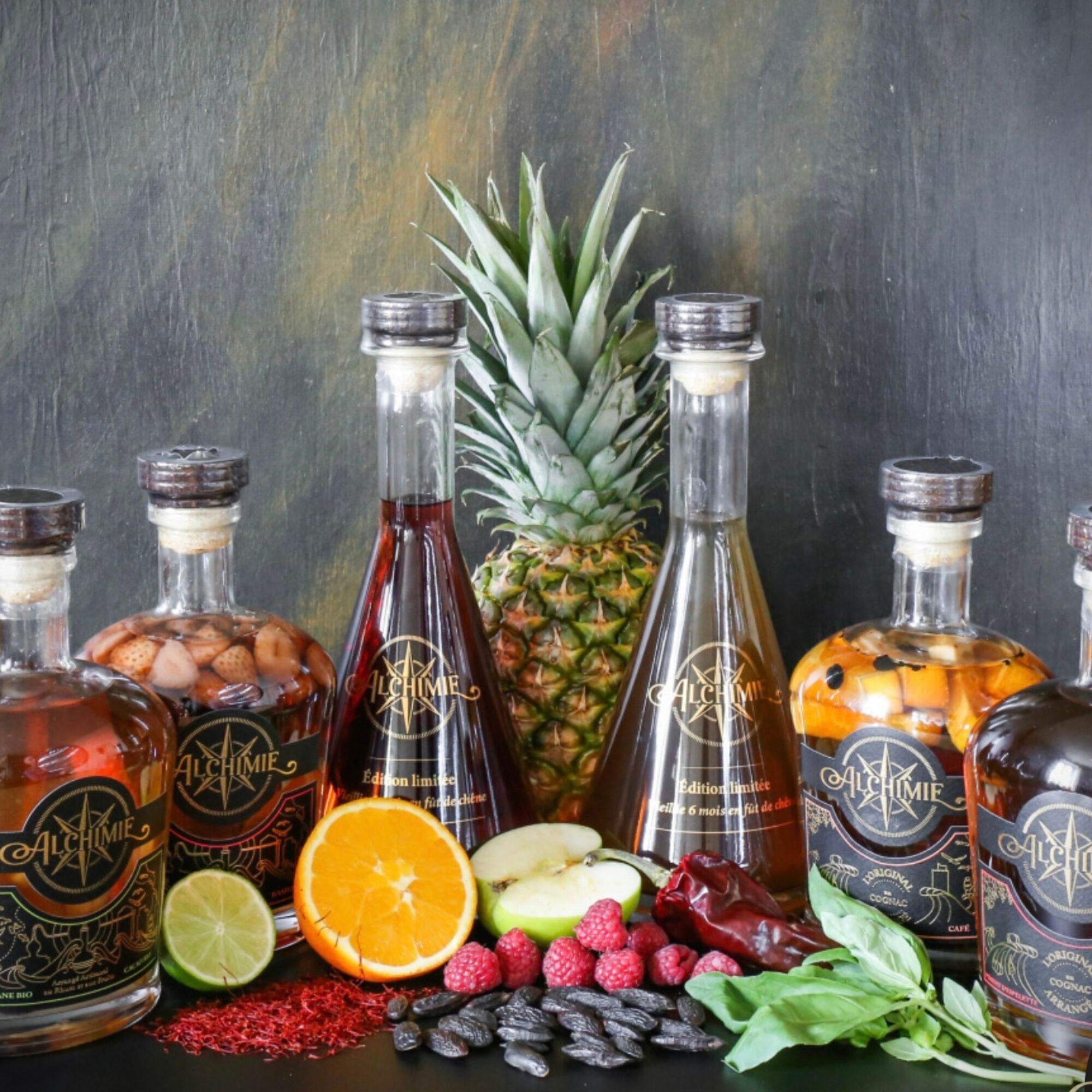 Variety of arranged rums