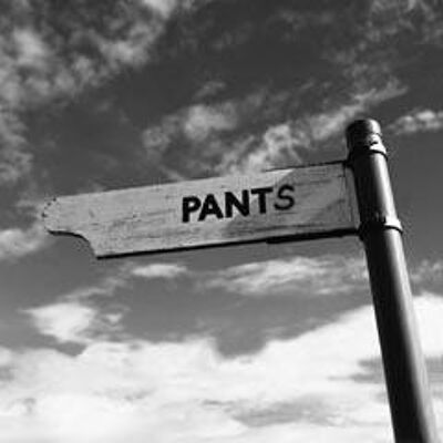 Pantaloni - Biglietto d'auguri