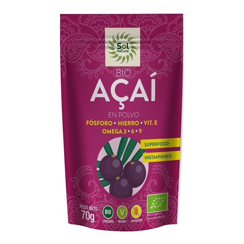 Bio Acai Pulver 70g Sol Natural