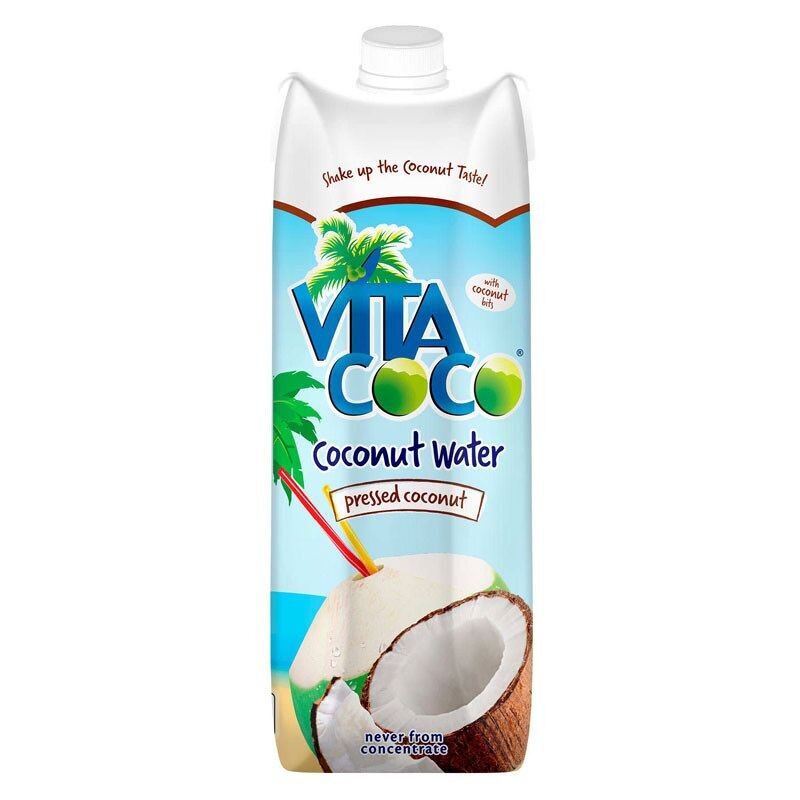 Confezione di acqua di cocco spremuta da 1 litro VitaCoco