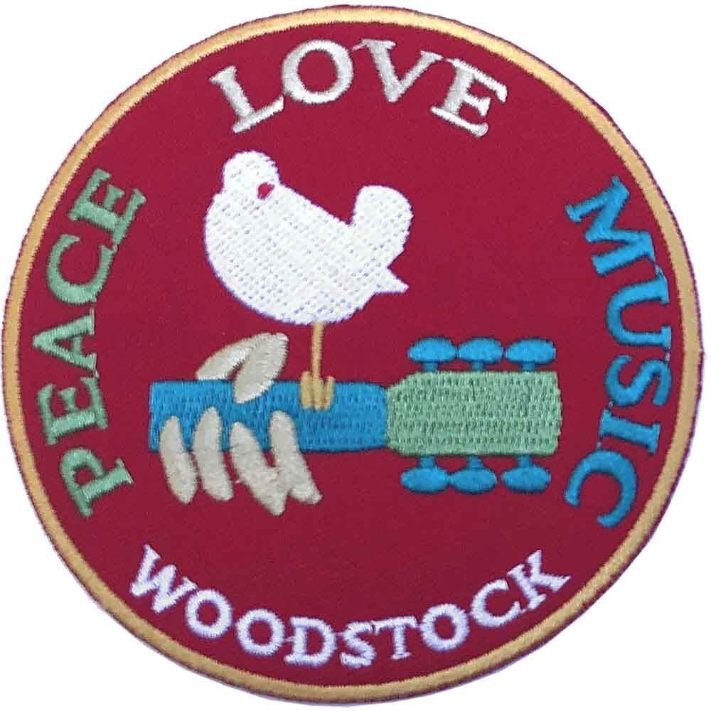 Woodstock-Aufnäher – Aufbügeln – Peace Love Music