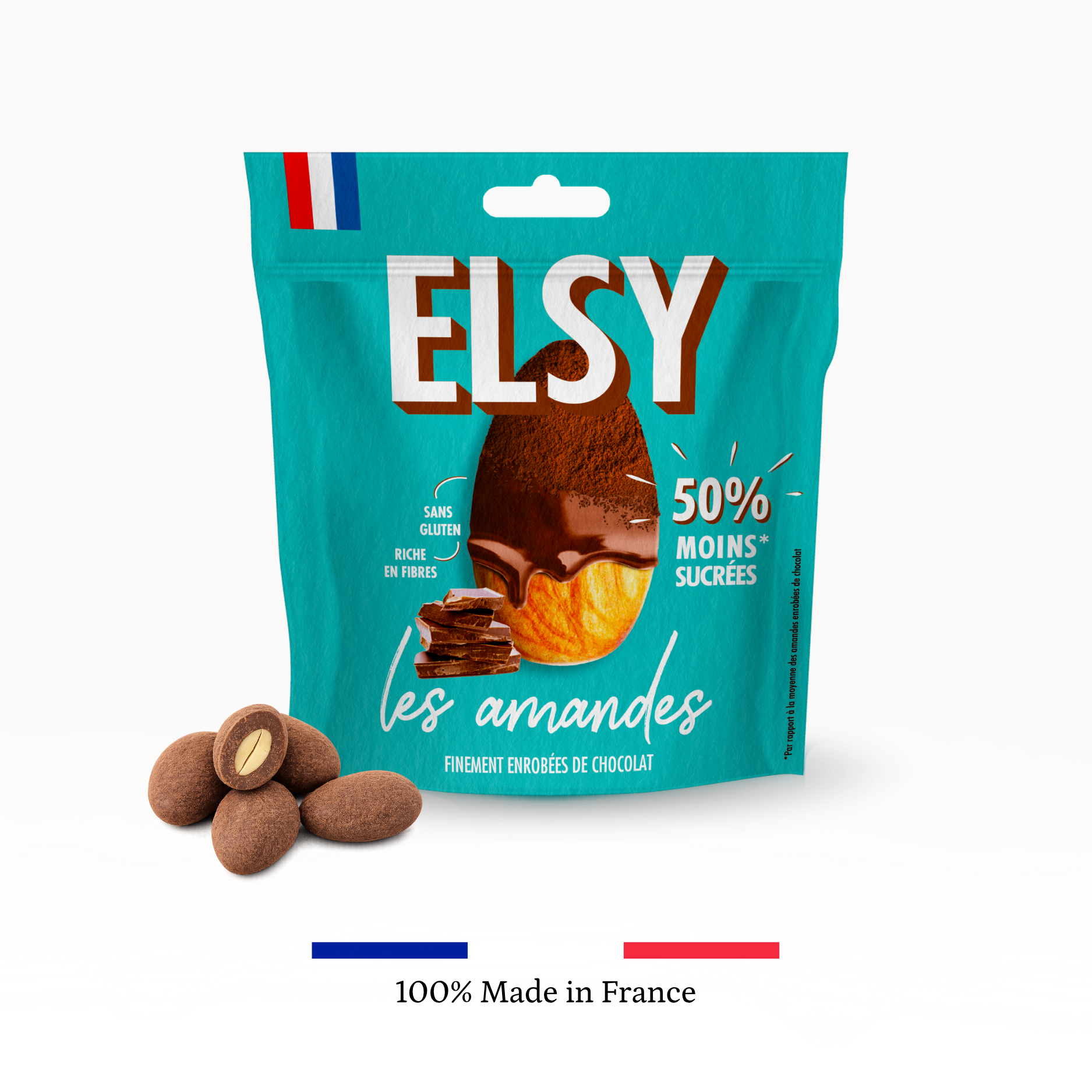 Finely roasted almonds coated in chocolate - 75g x 16