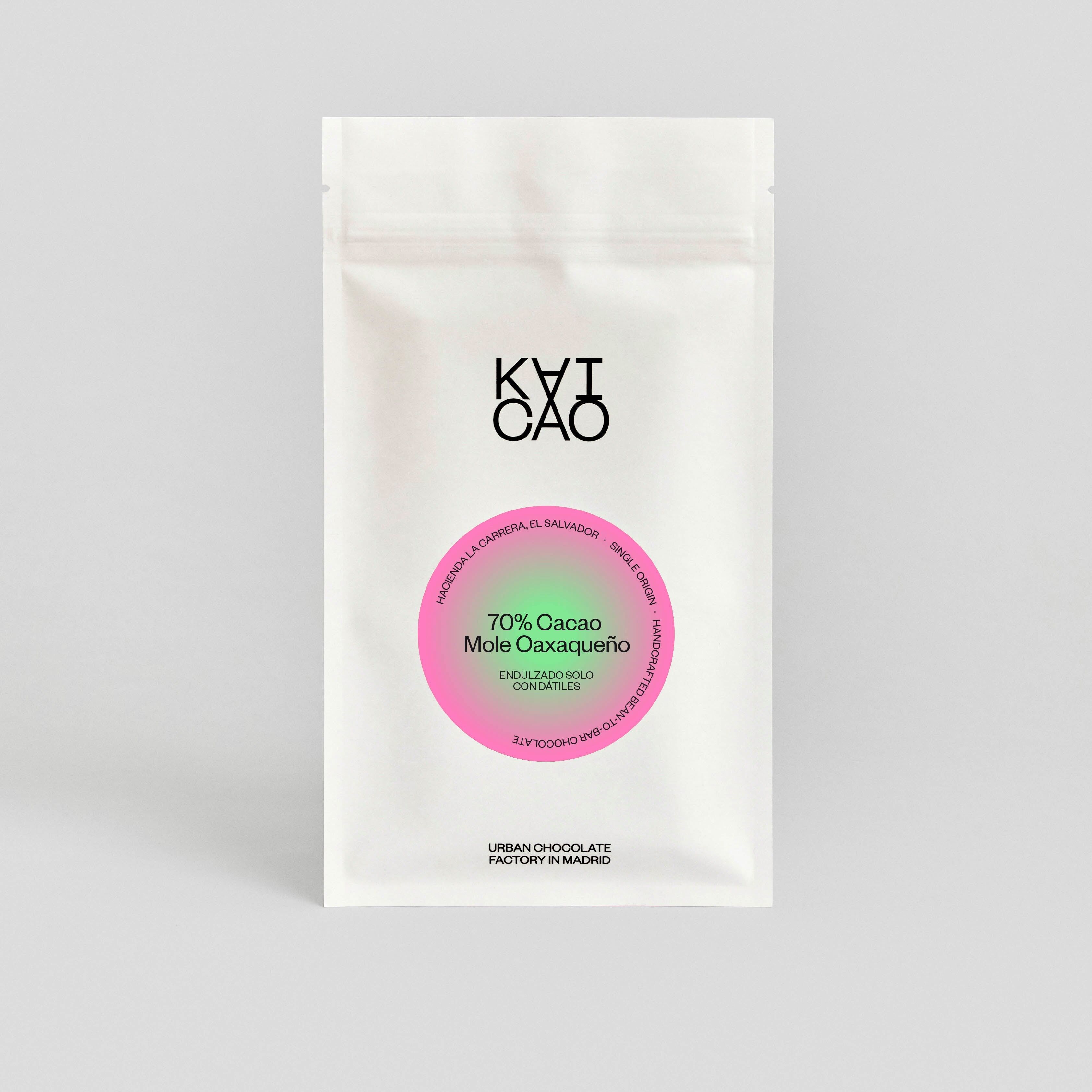 70% Dark Chocolate With Mole Oaxaqueño, Hacienda La Carrera in El Salvador