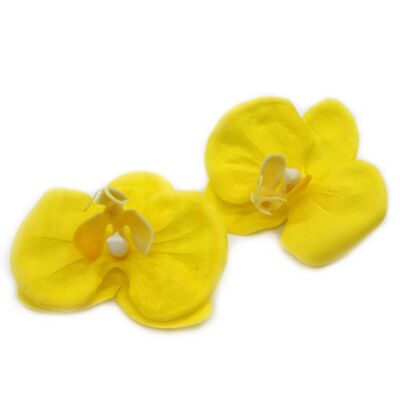 Handmade Soap Flower - Orchid - Yellow