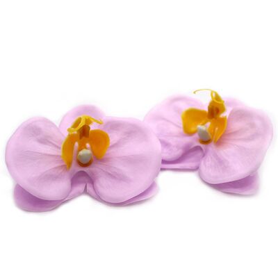 Fiore di sapone fatto a mano - Orchidea - Viola
