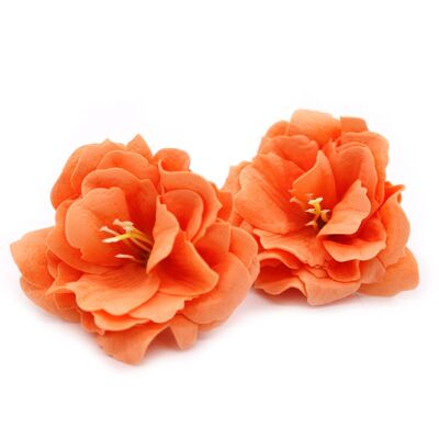 Fleur de Savon Artisanal - Petite Pivoine - Orange