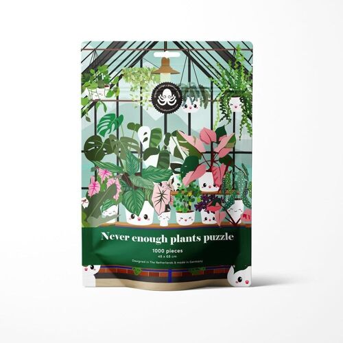 Puzzle Greenhouse with plants - Jigsaw puzzle 1000 pieces