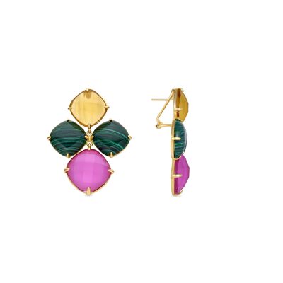 Luxenter Faslah Earrings Sterling Silver 925