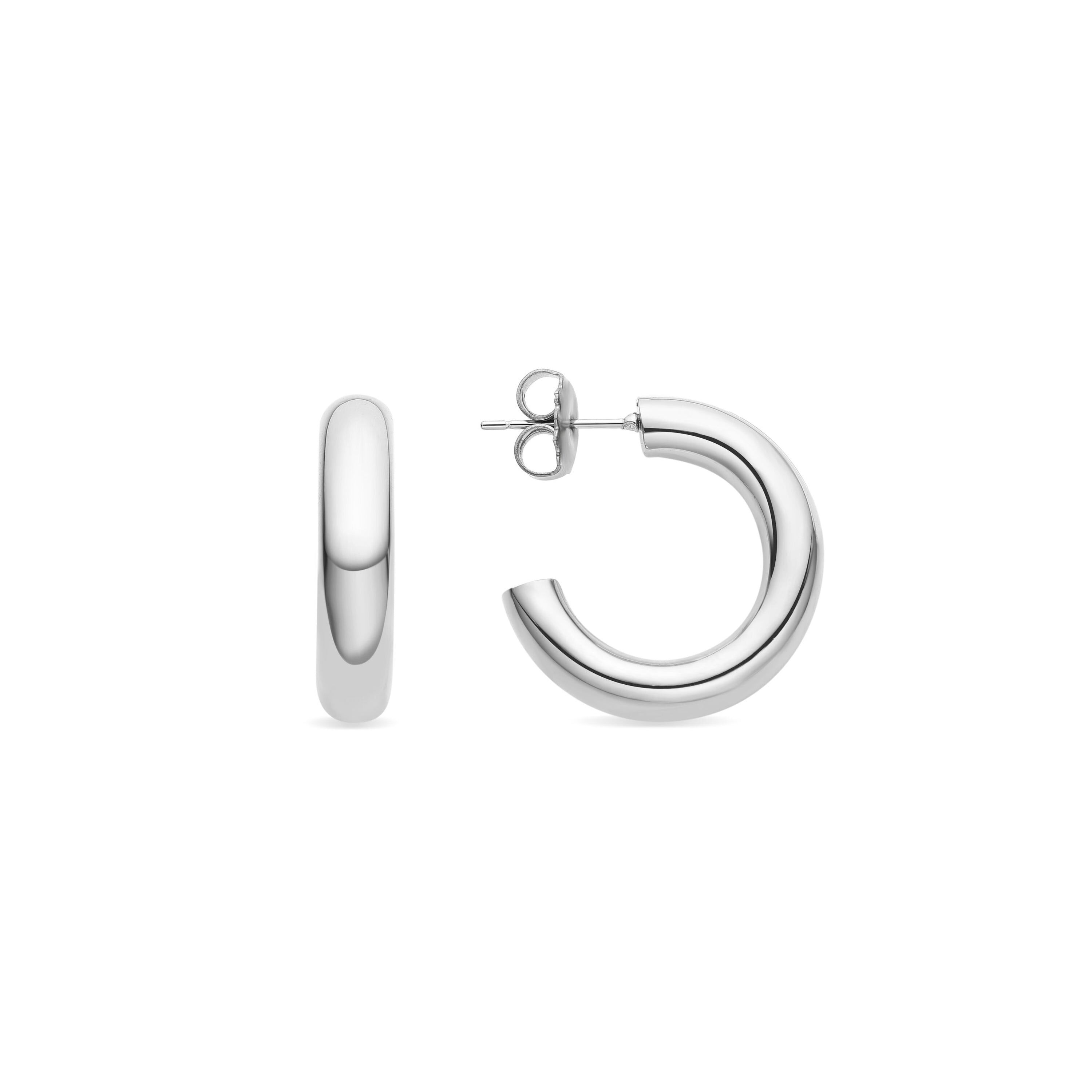 Orecchini Luxenter Shiwa rifiniti in placcatura rodio