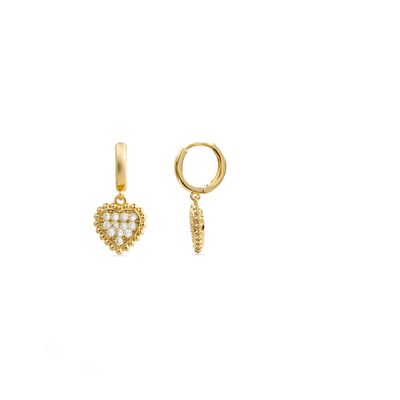Luxenter Daton earrings finished in 18k gold