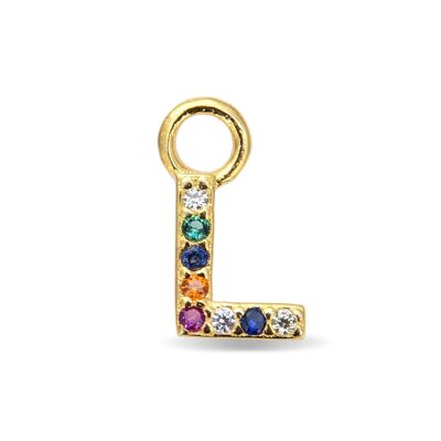 Colgante Luxenter L Plata De Ley 925