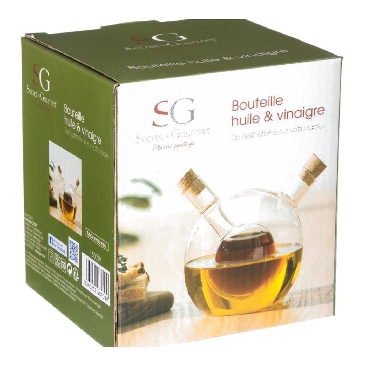 Bottiglia olio e aceto 42cl/6cl