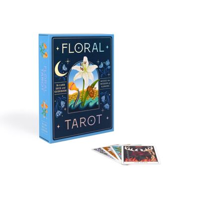 Mazzo di tarocchi floreali e guida Kaddo