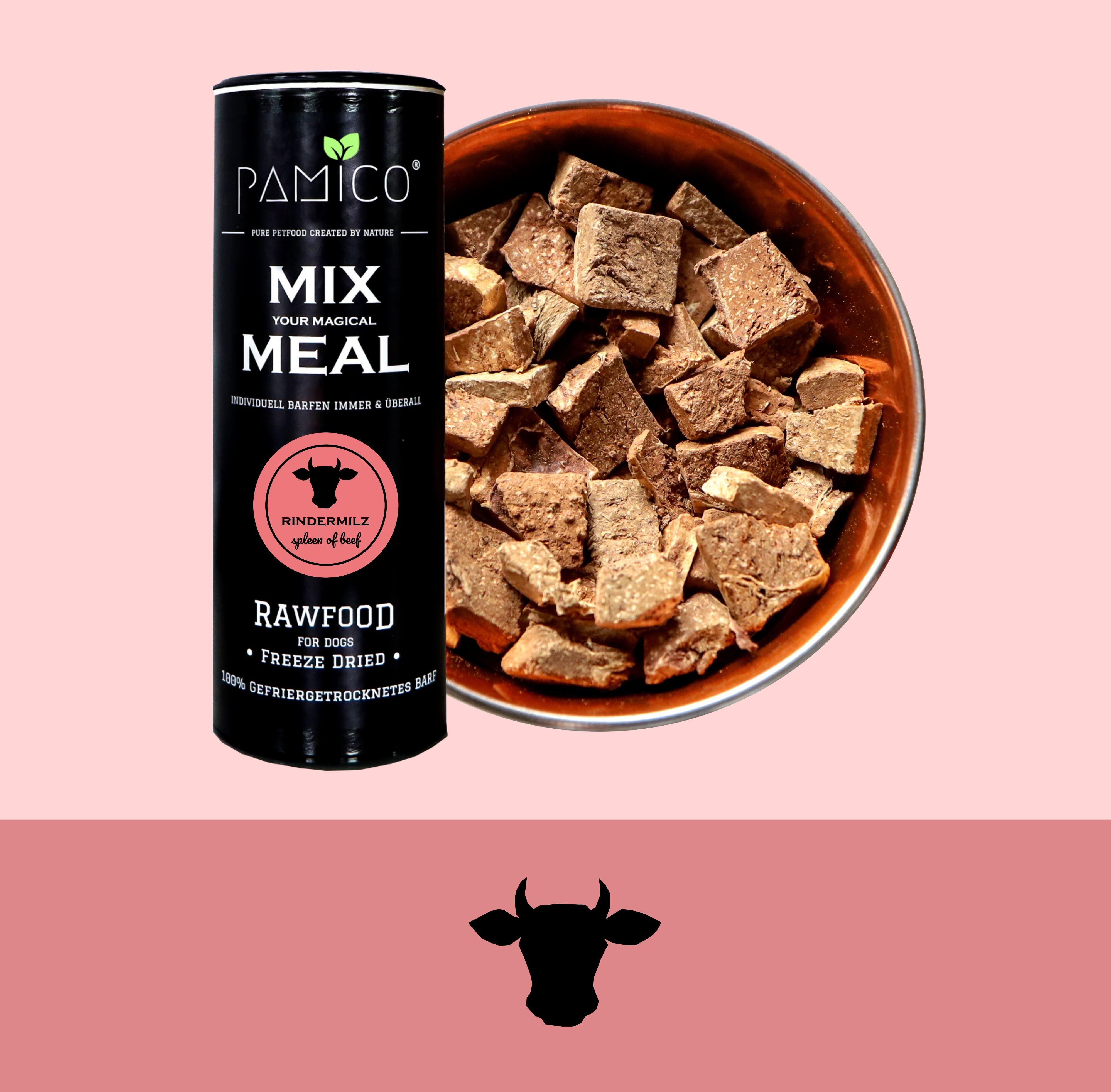 Milza di manzo liofilizzata - PASTO MIX secco barf