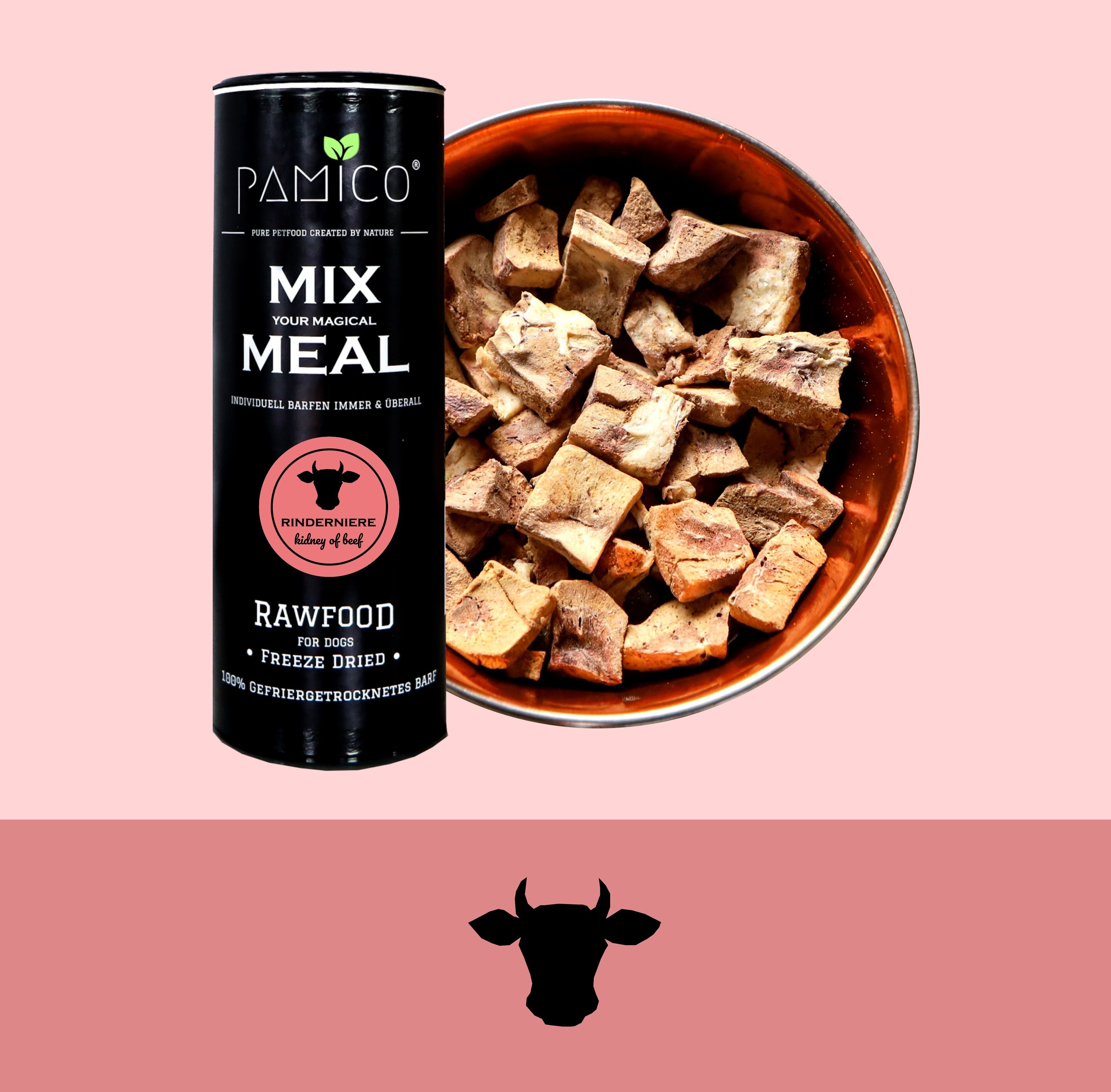 Rognone di manzo liofilizzato - MIX PASTO secco