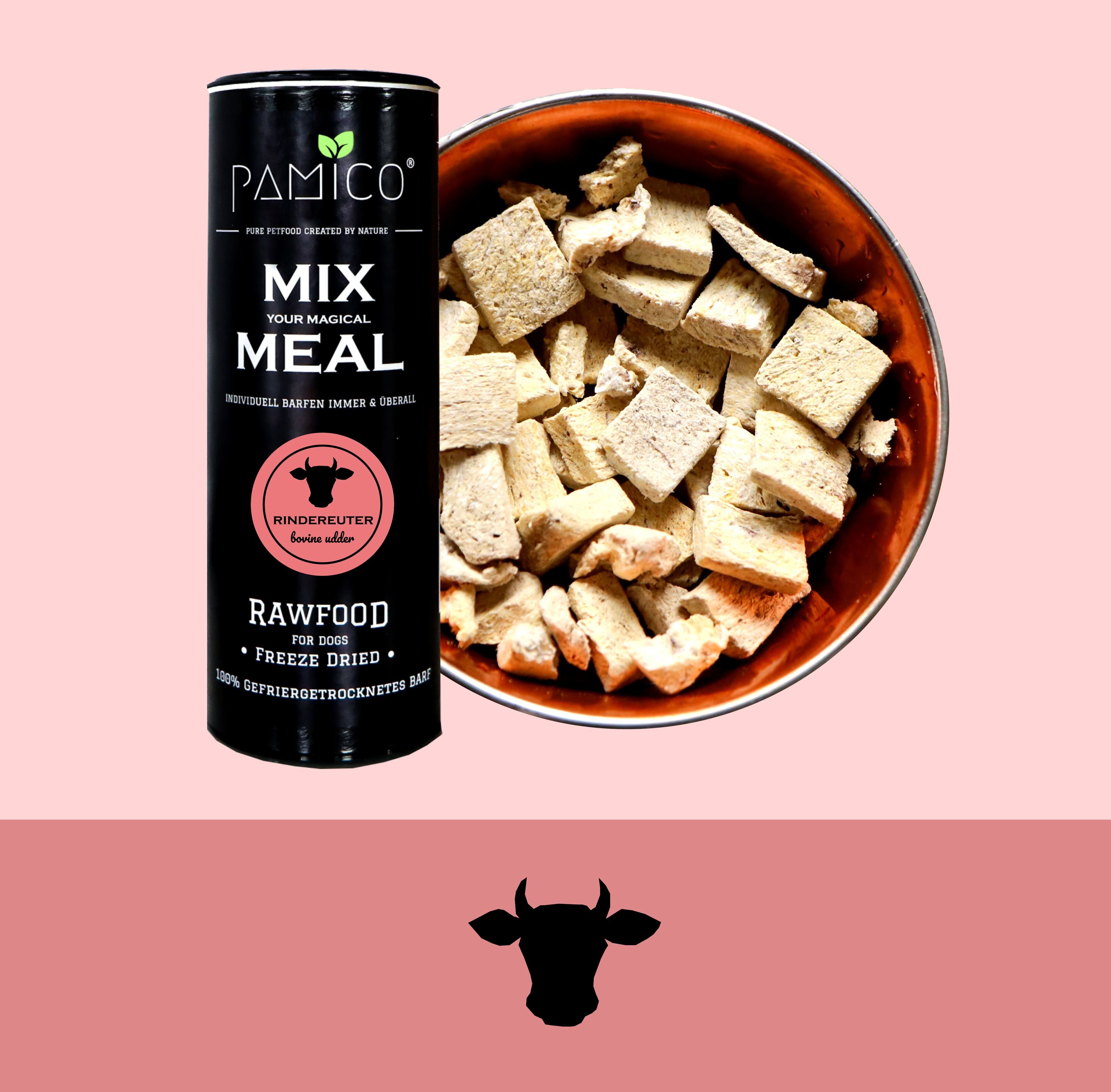 Mammella di manzo liofilizzata - MIX PASTO secco barf