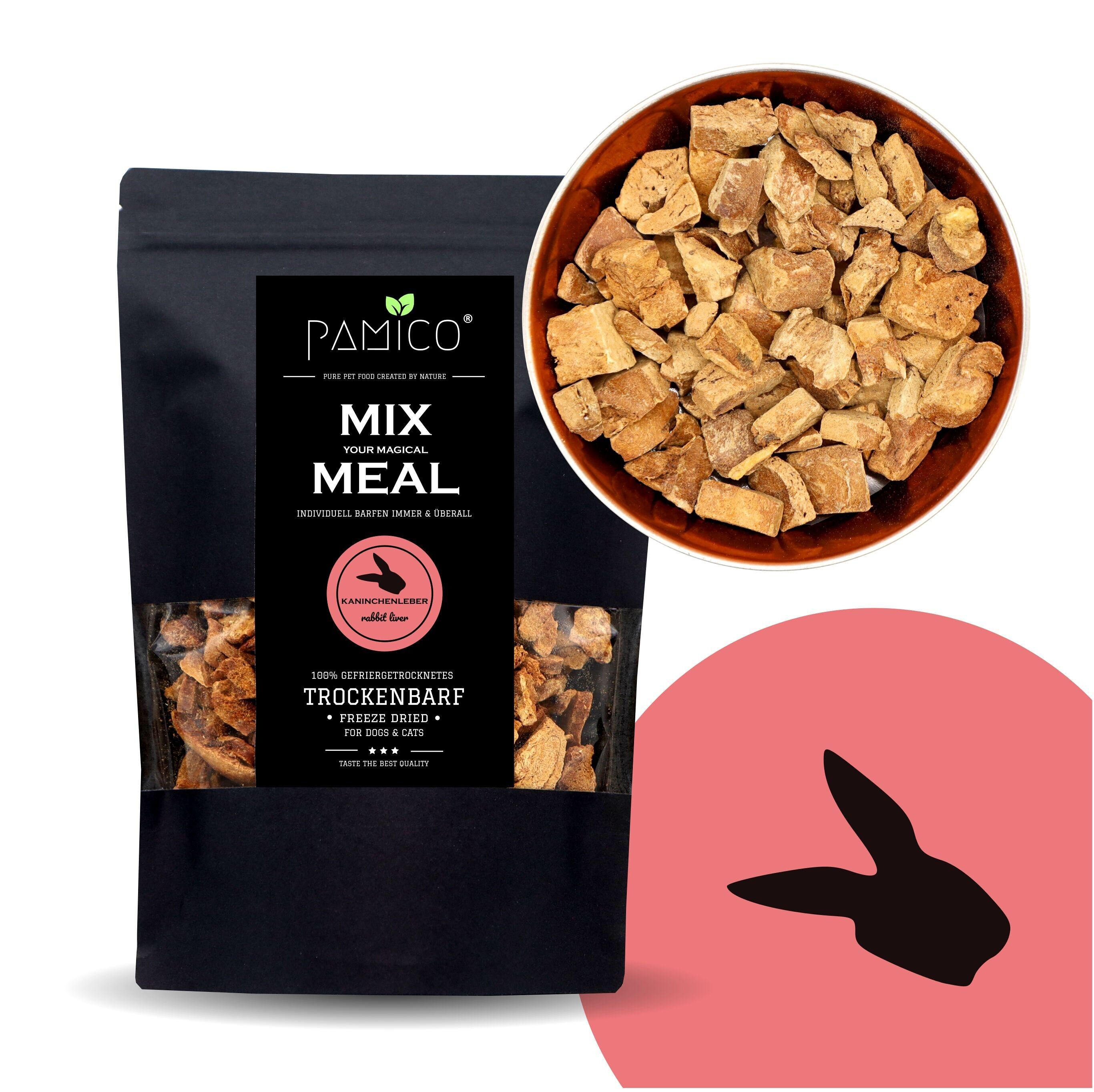 Fegato di coniglio liofilizzato - MIX PASTO secco barf