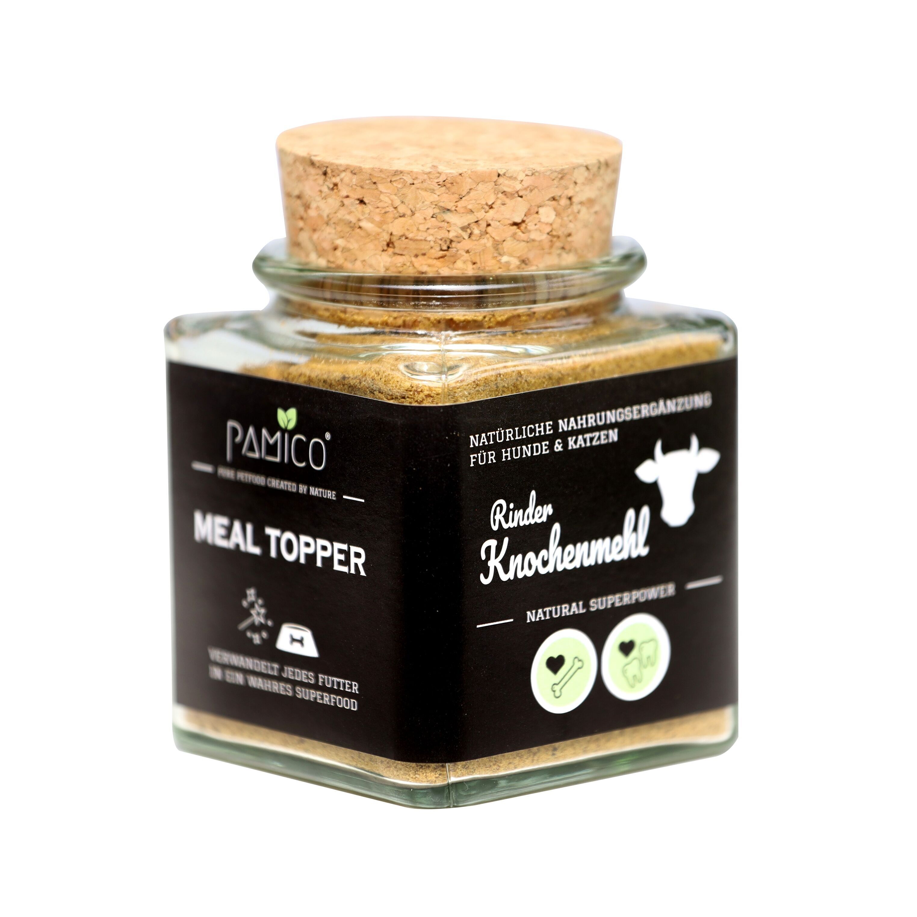 Carne de res con harina de huesos