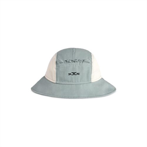 Chapeau Camper Hat Ki ET LA Lion  Bleu ciel/Naturel - UPF 50+, coton recyclé -  mode été bébé et enfant