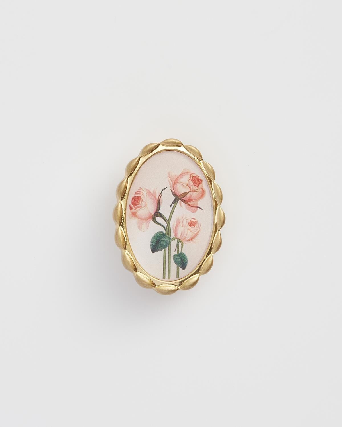 Spilla con rose incorniciate