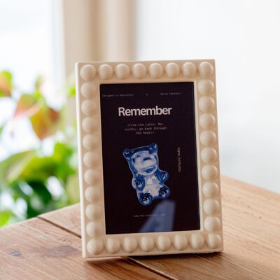 CORNICE PER FOTO MEMORY BEIGE HF