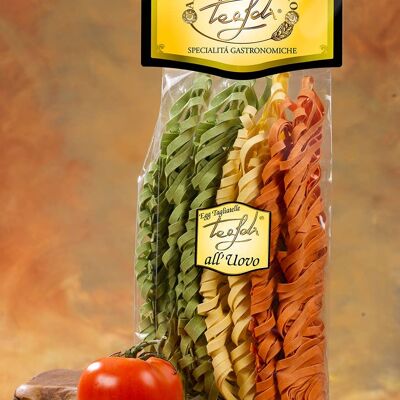 Tagliatelle al huevo tricolor F/18*250