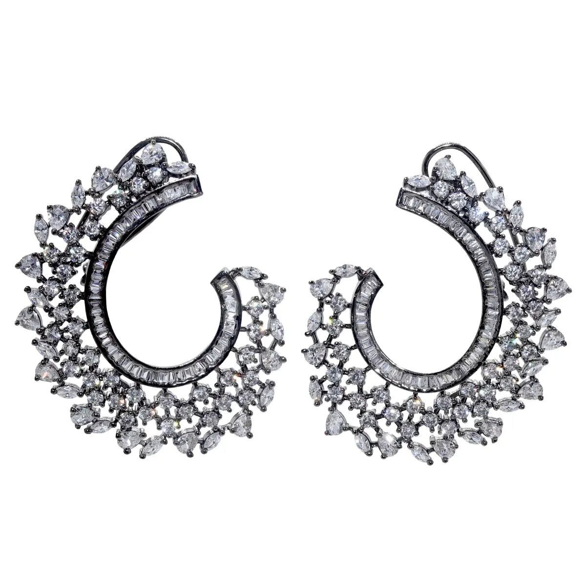 Orecchini Merino in cromo lucido