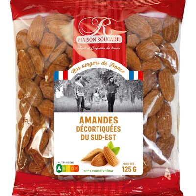 Amandes décortiquées - sachet 125g