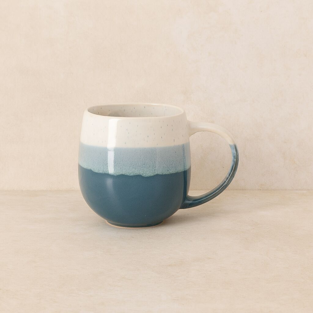 Tazza in stoneware Riga blu 44cl