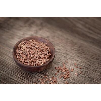 BULK - Brown flax seeds 500g