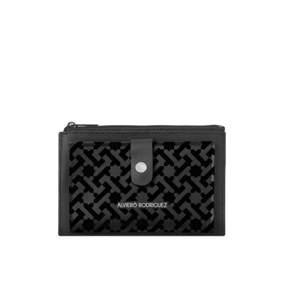 PORTEFEUILLE NOIR LIGNE ESSENTIELLE ADA