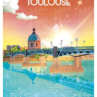 Affiche TOULOUSE 40x30