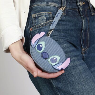 Portamonete Roy con pillole per la vista Disney Lilo e Stitch, blu