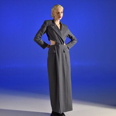 L127 CROSSED DRESS