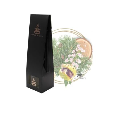 Woodland Firs & Horse Chestnut - Diffusore a bastoncini Simple Scents Excellence