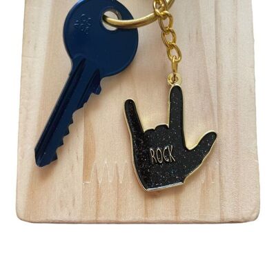 Rock keychain