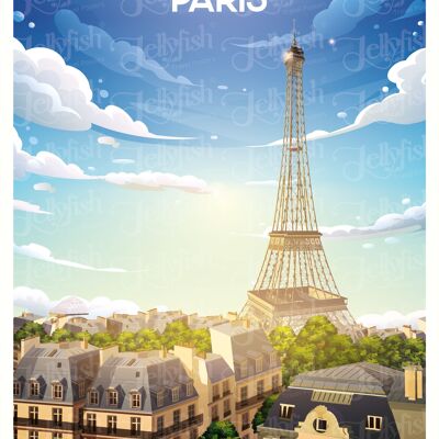 Affiche PARIS 50x70