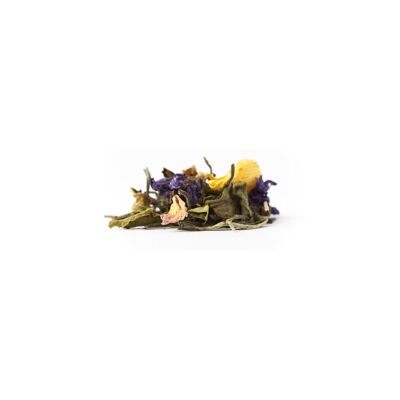 BULK - Té blanco aromatizado - Vainilla, pétalos de flores 100g