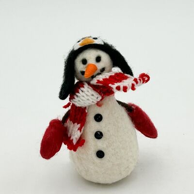 PUPAZZO DI NEVE CON CAPPELLO - FE427